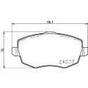 Kit pastiglie freno HELLA 8DB 355 011-221