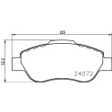 Kit pastiglie freno HELLA 8DB 355 011-241