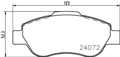 Kit pastiglie freno HELLA 8DB 355 011-241