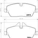 Kit pastiglie freno HELLA 8DB 355 011-261