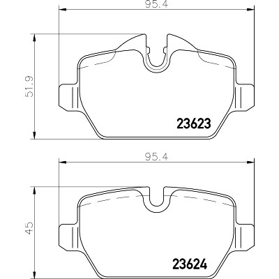Kit pastiglie freno HELLA 8DB 355 011-271