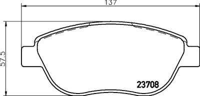 Kit pastiglie freno HELLA 8DB 355 011-331