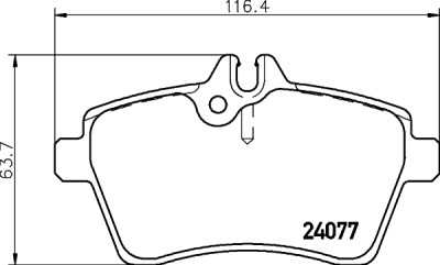 Kit pastiglie freno HELLA 8DB 355 011-381