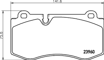 Kit pastiglie freno HELLA 8DB 355 011-401