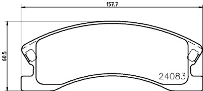 Kit pastiglie freno HELLA 8DB 355 011-541