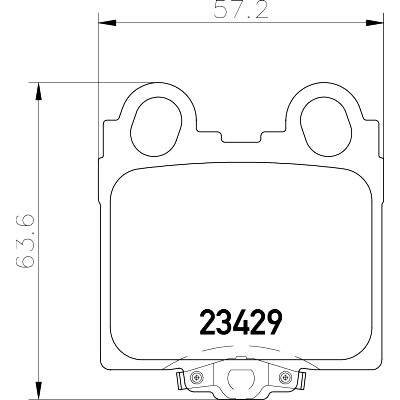 Set di pastiglie freno HELLA 8DB 355 011-591