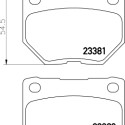 Kit pastiglie freno HELLA 8DB 355 011-601