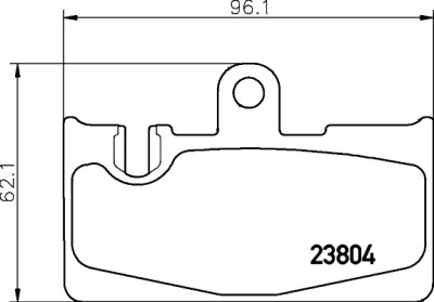 Set di pastiglie freno HELLA 8DB 355 011-661