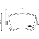 Kit pastiglie freno HELLA 8DB 355 011-771