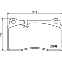 Kit pastiglie freno HELLA 8DB 355 011-851