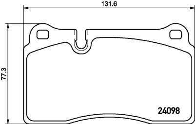 Kit pastiglie freno HELLA 8DB 355 011-851