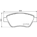 Kit pastiglie freno HELLA 8DB 355 011-871