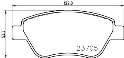 Kit pastiglie freno HELLA 8DB 355 011-871