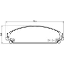 Kit pastiglie freno HELLA 8DB 355 011-891