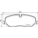 Kit pastiglie freno HELLA 8DB 355 011-971