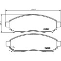 Kit pastiglie freno HELLA 8DB 355 012-071