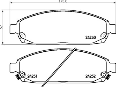 Kit pastiglie freno HELLA 8DB 355 012-101