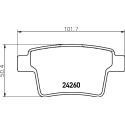 Kit pastiglie freno HELLA 8DB 355 012-171