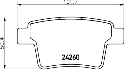 Kit pastiglie freno HELLA 8DB 355 012-171