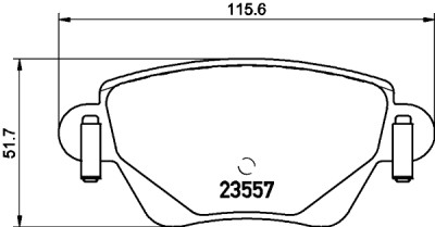 Kit pastiglie freno HELLA 8DB 355 012-211