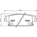 Kit pastiglie freno HELLA 8DB 355 012-231