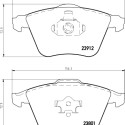 Kit pastiglie freno HELLA 8DB 355 012-281