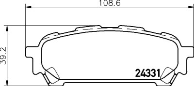 Kit pastiglie freno HELLA 8DB 355 012-311