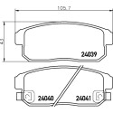 Kit pastiglie freno HELLA 8DB 355 012-331