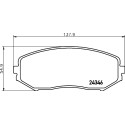 Kit pastiglie freno HELLA 8DB 355 012-351
