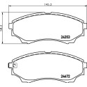 Kit pastiglie freno HELLA 8DB 355 012-381