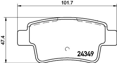 Kit pastiglie freno HELLA 8DB 355 012-391