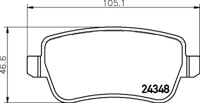 Kit pastiglie freno HELLA 8DB 355 012-421