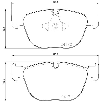 Kit pastiglie freno HELLA 8DB 355 012-541