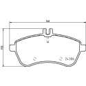 Kit pastiglie freno HELLA 8DB 355 012-581