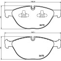 Kit pastiglie freno HELLA 8DB 355 012-661