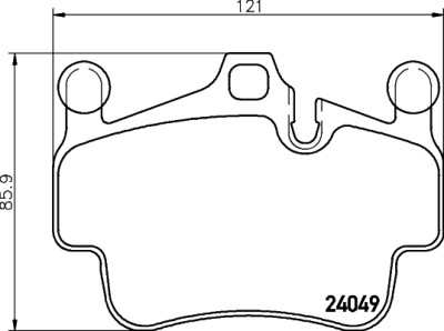 Kit pastiglie freno HELLA 8DB 355 012-721