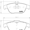 Kit pastiglie freno HELLA 8DB 355 012-741
