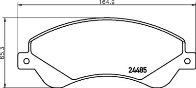 Kit pastiglie freno HELLA 8DB 355 012-771
