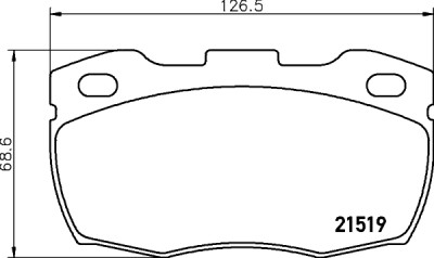 Kit pastiglie freno HELLA 8DB 355 012-871