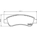 Kit pastiglie freno HELLA 8DB 355 012-911