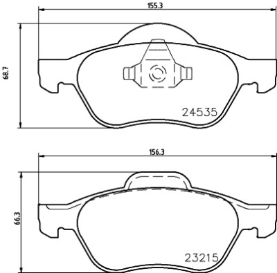 Set di pastiglie freno HELLA 8DB 355 013-271
