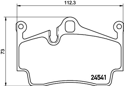 Kit pastiglie freno HELLA 8DB 355 013-311