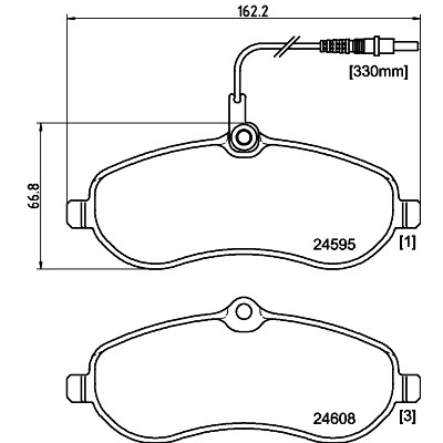 Kit pastiglie freno HELLA 8DB 355 013-411
