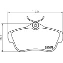 Kit pastiglie freno HELLA 8DB 355 013-421