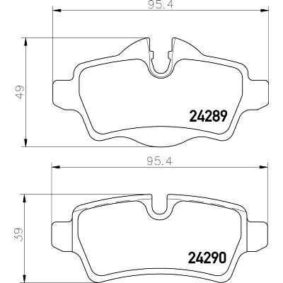 Kit pastiglie freno HELLA 8DB 355 013-661