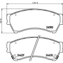 Kit pastiglie freno HELLA 8DB 355 013-761