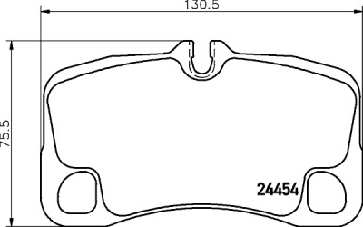 Set di pastiglie freno HELLA 8DB 355 013-791