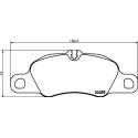 Kit pastiglie freno HELLA 8DB 355 013-801