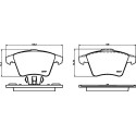 Kit pastiglie freno HELLA 8DB 355 013-821