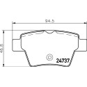Kit pastiglie freno HELLA 8DB 355 013-851